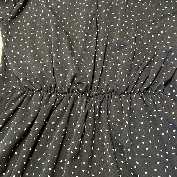 EUC Poem and thread romper blue and cream size M - Picture 3 of 10